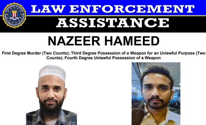 FBI Ofrece Recompensa de $50,000 por Asesino Buscado en NJ que Mató a Madre e Hijo Hindúes; Podría Estar Oculto en la India